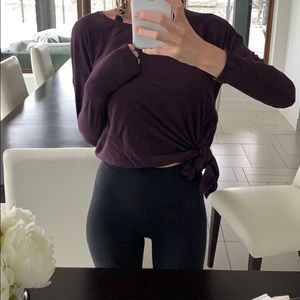 Lululemon 🍋 Pima cotton tie top